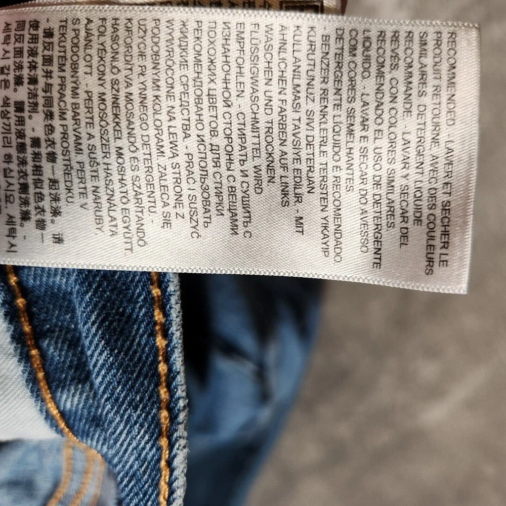 Levi's 550 Jeans Men's 38X34 Straight Relaxed Denim Classic‎ Blue